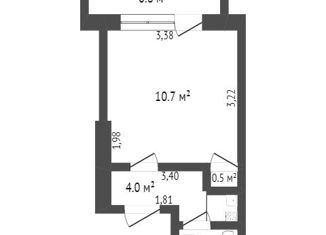 Продаю квартиру студию, 23.5 м2, Калининград, Красная улица, 117, Центральный район