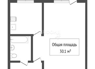 Продается однокомнатная квартира, 30.1 м2, Томск, улица Кулагина, 29, Советский район