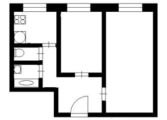 Сдается в аренду 2-комнатная квартира, 44.1 м2, Москва, Профсоюзная улица, 116к1, метро Беляево