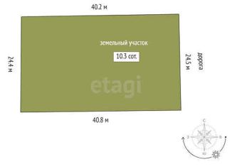 Продаю земельный участок, 10.3 сот., деревня Речкина