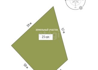 Продается земельный участок, 23 сот., посёлок Детский Дом № 29, Берёзовая улица