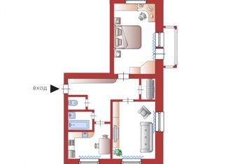 Продается двухкомнатная квартира, 51.2 м2, Санкт-Петербург, метро Проспект Большевиков, Искровский проспект, 35/38