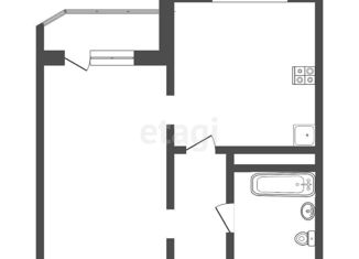 Продаю однокомнатную квартиру, 40.9 м2, Тюмень, улица Валентины Трофимовой, 13, ЖК Квартал 1964