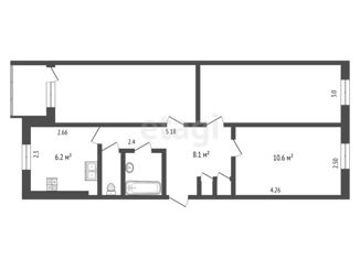 Продается трехкомнатная квартира, 63.6 м2, Ярославль, Дзержинский район, проспект Дзержинского, 51