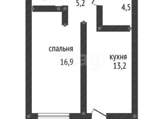 Продаю однокомнатную квартиру, 41.6 м2, Краснодар, улица имени Дзержинского, 64/2, Прикубанский округ