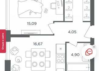 Продаю двухкомнатную квартиру, 43 м2, Москва, Шмитовский проезд, 39к3, метро Шелепиха