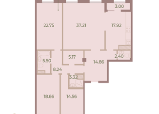 Продам 4-комнатную квартиру, 152.2 м2, Санкт-Петербург, Петровский проспект, 9, метро Крестовский остров