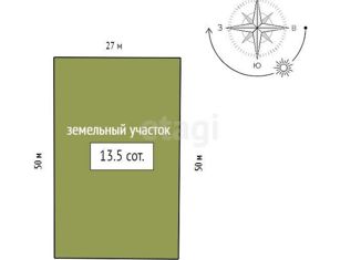Продам земельный участок, 13.5 сот., Красноярский край, 04К-296, 3-й километр