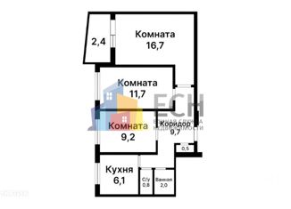 Продажа трехкомнатной квартиры, 59 м2, Москва, Косинская улица, вл28, Косинская улица