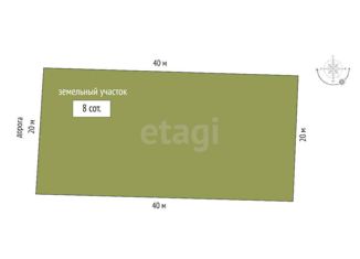 Продаю земельный участок, 8 сот., Добровское сельское поселение