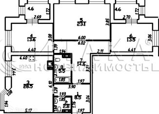 Продажа 3-ком. квартиры, 114.7 м2, Санкт-Петербург, Малая Бухарестская улица, 12, Малая Бухарестская улица