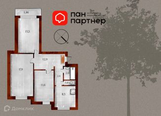 Продается трехкомнатная квартира, 69 м2, Санкт-Петербург, Комендантский проспект, 32к3, Приморский район