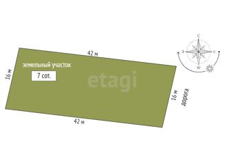 Продается участок, 7 сот., Добровское сельское поселение