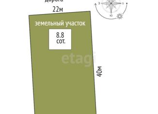 Земельный участок на продажу, 8.8 сот., Зуйское сельское поселение