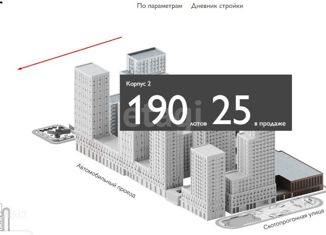 Продам однокомнатную квартиру, 21.21 м2, Москва, ЖК N’ice Loft, Автомобильный проезд, 4