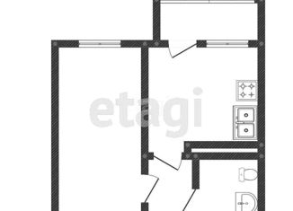 Продаю 1-комнатную квартиру, 33 м2, аул Новая Адыгея, Бжегокайская улица, 90/3к2, ЖК Мега