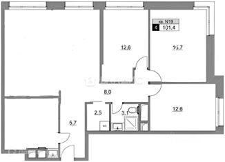 Продаю 4-комнатную квартиру, 99.8 м2, Москва, Родниковая улица, 30к2, метро Саларьево