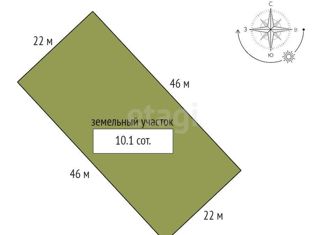 Продаю земельный участок, 10.1 сот., поселок Манский, улица Высоцкого