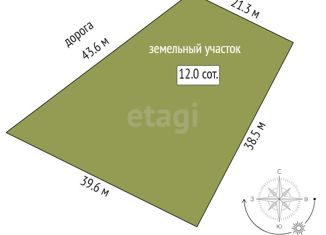 Продается земельный участок, 12 сот., село Ключи, Цветочная улица