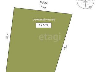 Продается участок, 13.2 сот., поселок Новотуринский