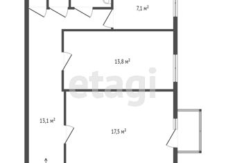 Двухкомнатная квартира на продажу, 56.8 м2, Екатеринбург, Коуровская улица, 22, Коуровская улица
