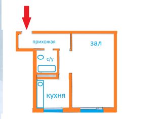 Продам однокомнатную квартиру, 30 м2, Чебоксары, проспект Ленина, 57