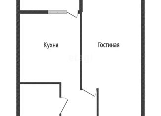 Продажа 1-комнатной квартиры, 34.6 м2, Краснодар, Заполярная улица, 39к2