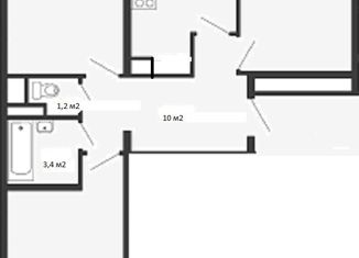 Продажа трехкомнатной квартиры, 76 м2, Санкт-Петербург, 1-й Предпортовый проезд, 15, 1-й Предпортовый проезд