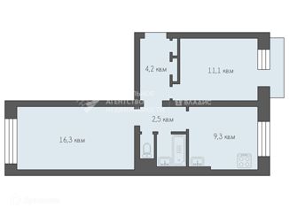 Продажа двухкомнатной квартиры, 47.1 м2, Рязань, улица Белякова, 27, район Дягилево Военное