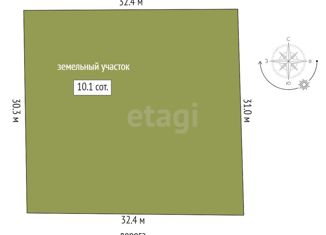 Земельный участок на продажу, 10.1 сот., село Ребровка, Лунная улица