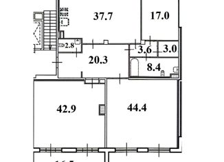 Продам трехкомнатную квартиру, 180.1 м2, Санкт-Петербург, Московский проспект, 183-185Ак7Б, ЖК Граф Орлов