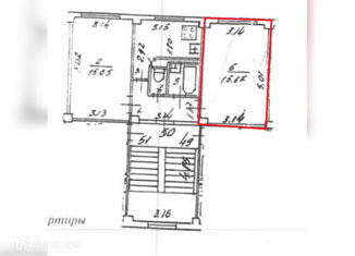 Продажа комнаты, 15.67 м2, Санкт-Петербург, улица Шелгунова, 37, муниципальный округ Обуховский