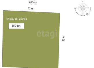Продажа земельного участка, 10.2 сот., дачный массив Новозбурьевка