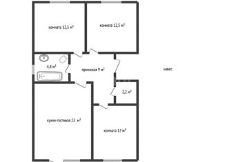 Продается дом, 78 м2, станица Калининская