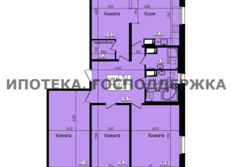 Продам 4-ком. квартиру, 129.4 м2, посёлок Парголово, Ольгинская дорога, 3/20