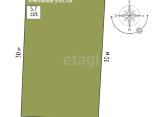 Продается земельный участок, 5.7 сот., Азов, Петровская площадь