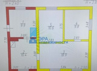 Продаю дом, 60 м2, поселок Наследницкий, Комсомольская улица, 3