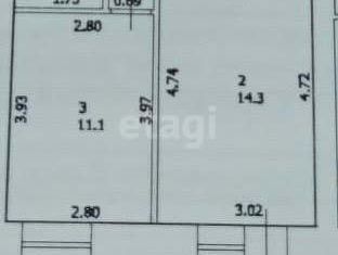 Продам 1-комнатную квартиру, 35.5 м2, Октябрьский, Московский проспект, 20