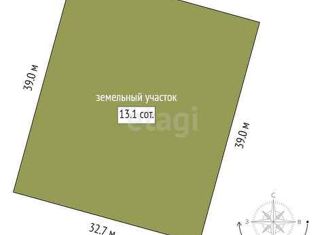Земельный участок на продажу, 13.1 сот., деревня Нариманова, Центральная улица, 5