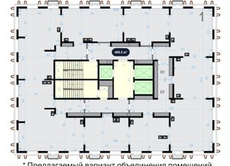 Продается офис, 488.5 м2, Москва, Выборгская улица, 18