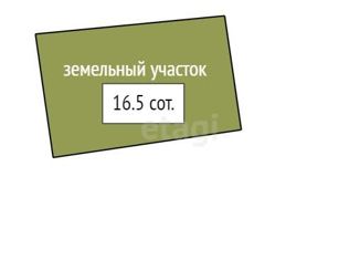 Продажа земельного участка, 16.5 сот., село Зыково, Линейная улица