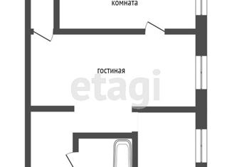 Продается 2-ком. квартира, 41.7 м2, Ярославль, Ярославская улица, 27, район Дядьково