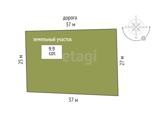 Участок на продажу, 9.9 сот., деревня Марай