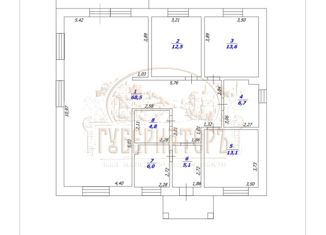 Продажа дома, 138 м2, деревня Курово (Никулинское сельское поселение), Светлая улица