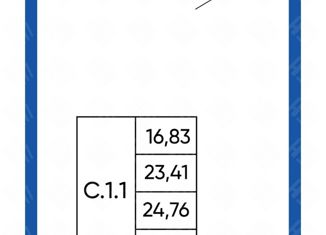 Продается квартира студия, 27.91 м2, Мурино, Ручьёвский проспект, 20