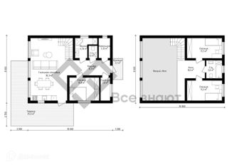 Продаю дом, 125.8 м2, посёлок Петровский, улица 9-й Пятилетки
