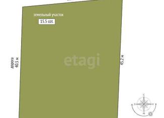 Продаю земельный участок, 15.5 сот., деревня Молчанова, Приозёрная улица, уч7