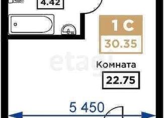 Продажа квартиры студии, 30.4 м2, Краснодар, Школьная улица, 1