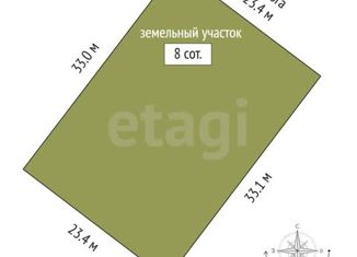 Продам участок, 8 сот., деревня Большие Акияры