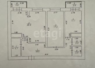 Продам 3-комнатную квартиру, 88.1 м2, Тверская область, Оснабрюкская улица, 26